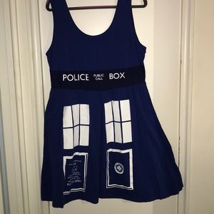 Her Universe Dr. Who TARDIS  dress. XL
